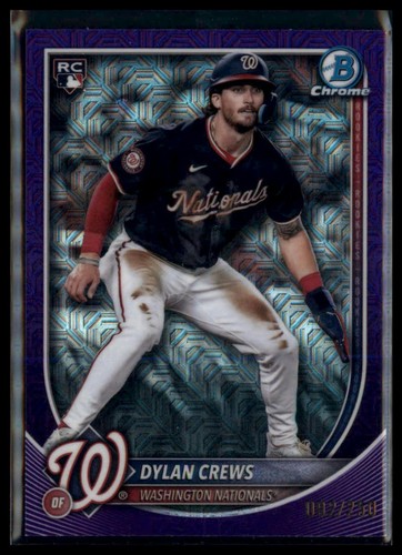 Dylan Crews #3 2025 Bowman Chrome card