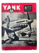 Original WW2 YANK MAGAZINE OCTOBER 20 1944 ARMORER'S VIGIL Morale Publication
