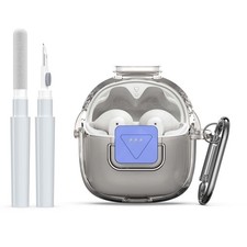 Upgrade Secure Lock for JBL Tune Flex 2 Case Cover with Cleaner kit, Clear TPU P