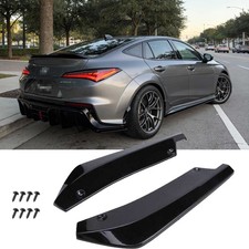 Glossy Black Body Kit Rear Extensions Bumper Spats Apron Lip For Acura Integra Glossy Black Body Kit Rear Extensions Bumper Spats Apron Lip For Acura Integra