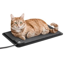 K&H Pet Products Extreme Weather Heated Cat Pad Outdoor Indoor 12.5x18.5" 40W
