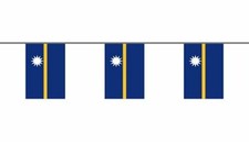 Fahnenkette Nauru 6 m Fahne Flagge Flaggenkette