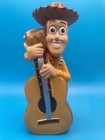 Disney Pixar Toy Story Sherrif Woody With Guitar Plastic Figure Toy
