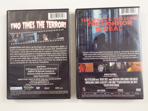 HORROR DVD LOT-Shriek of the Mutilated: Garden of the Dead-BIG FOOT CREEK-SHOCK* - Picture 3 of 4