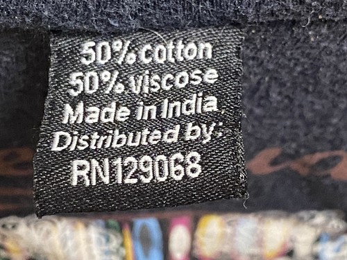 Desigual Navy Gray Silver Multi Beaded Embroidered Scoop/Tie Neck L/S GraphicTop - Picture 19 of 24