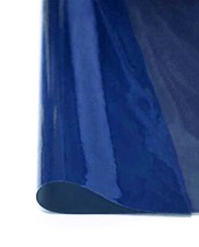 Navy Dark Blue Tinted Clear Vinyl 10 Gauge PVC Plastic Fabric by the Yard 54"