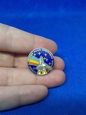 Vintage NASA Space shuttle pin with various names