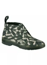 Dr Marten Daytona 2 Hole Aztec Wave Black White Bootie Ankle Boot Size 10 42