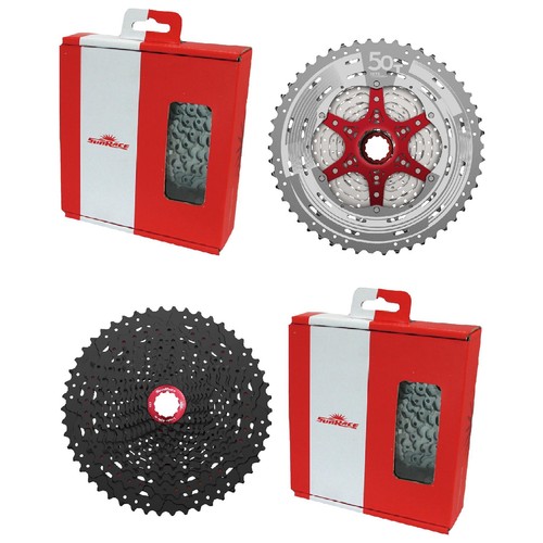 Cassette Sunrace CSMZ90 12 Vitesses 11-50t Noir - Neuf - Pour VTT
