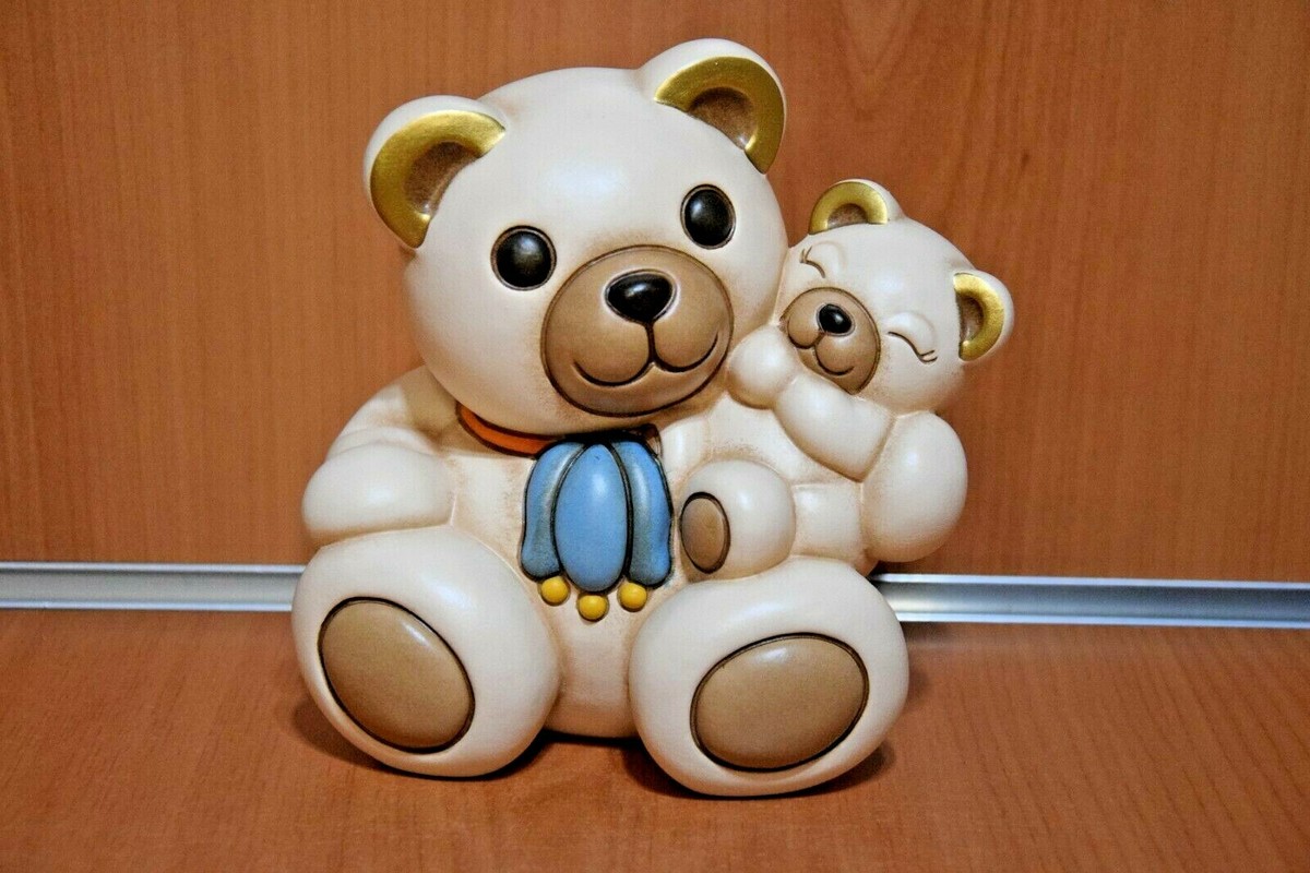 Collezione Thun Thun Orso 2021 Ceramica Teddy Con Fiori Thun Thun