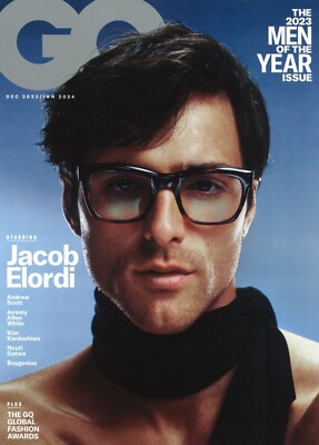 GQ Magazine BRITISH December 2023 Jacob Elordi Kim Kardashian Boygenius SEALED