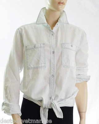 PEPE JEANS Camisa Jeans Chambray Azul Pálido Mujer SHARON DENIM - Imagen 1 de 4