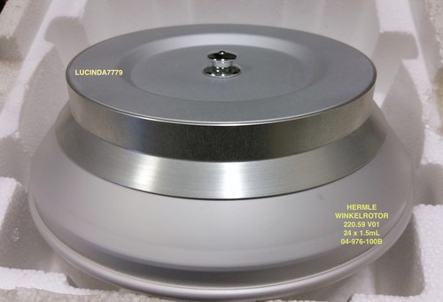 HERMLE Angle Winkelrotor 220.59 V01- 24 x 1.5mL 04-976-100B NEW - Picture 7 of 9