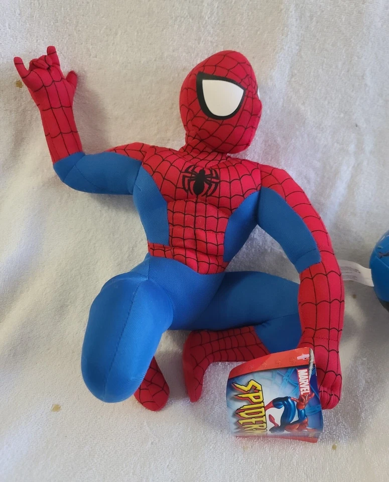 Kelly Toy 12" Marvel Spider-Man & 9" Football Plush Toy - image 2 of 4