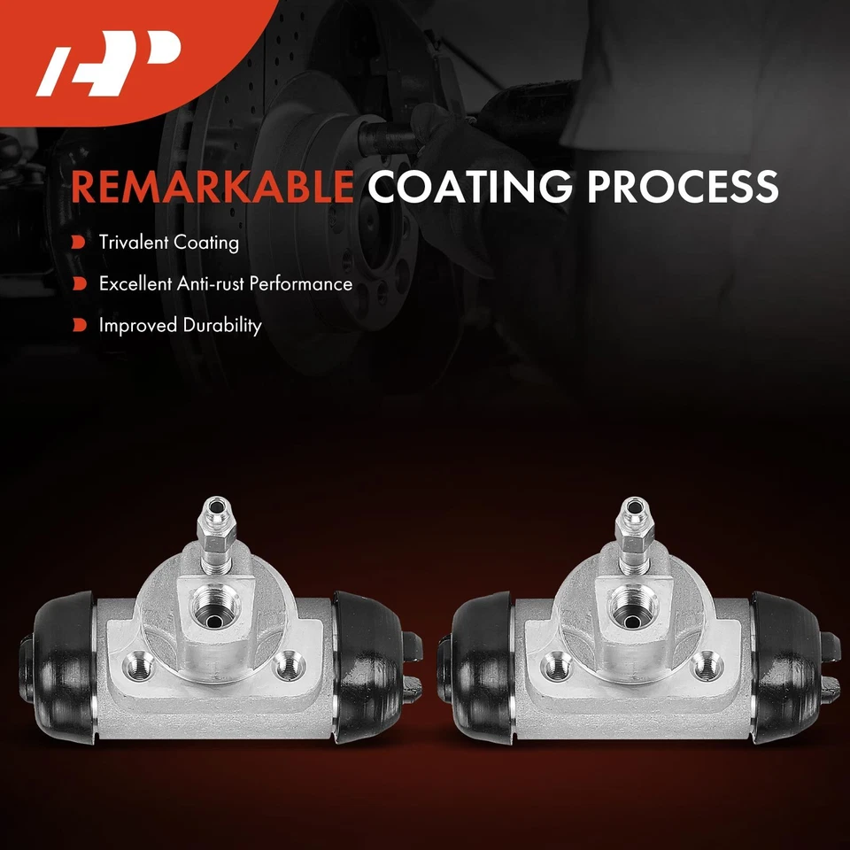 Cilindro de rueda de freno de tambor trasero derecho y derecho A-Premium para camioneta Nissan D21 Frontier Foto 3 de 4