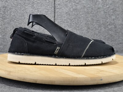 Bobs By Skechers Chill Flex Women's Size 8.5 Shoes Black Slip on Loafers 34314