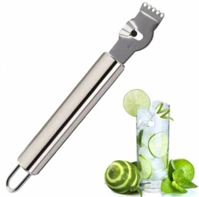 Edelstahl Obst Zitrus Zitronenschäler Cutter Slicer Reibe Küchengerät