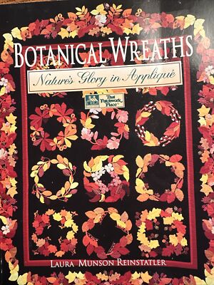 Botanical wreaths natures glory In Appliqué Book By Laura Munson Reinstalled