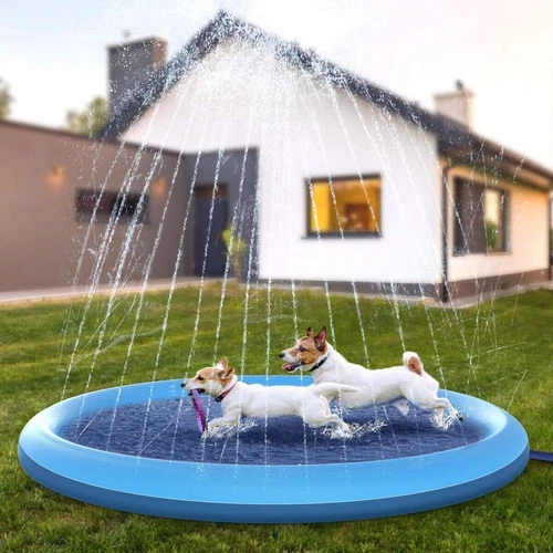 100-200cm Sprinkler Play Mat Water Toy Dog Pool Beach Splash Pad Centre Spray AU - Picture 4 of 15