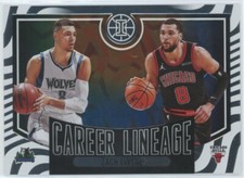 2020-21 Panini Illusions Career Lineage #25 Zach LaVine Chicago Bulls