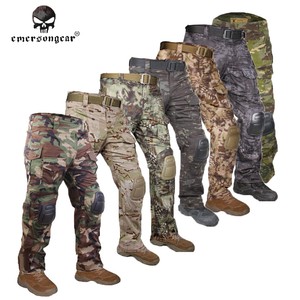 pants combat emerson g3 paintball airsoft trousers pads knee hunting gear