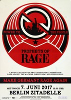 Prophets Of Rage - Power To The People, Berlin 2017 | Konzertplakat | Poster