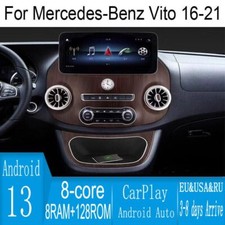 12.3" Android Navigation Car Gps Stereo 8 128 Wifi For Mercedes-benz Vito Metris