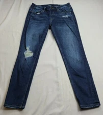 Vigoss Womens 29x27 (MEASURED) Jagger Skinny Jeans Distressed Stretch Denim $119