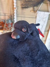 The Dog Artlist CO, Pillow Japan, Black Lab, RARE!