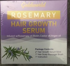 Rosemary Hair Growth Serum Set/ Infused W/Rosemary Oil,Biotin,Castor  Argan Oil