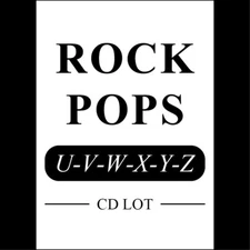 ROCK / POPS CD LOT [U - Z]