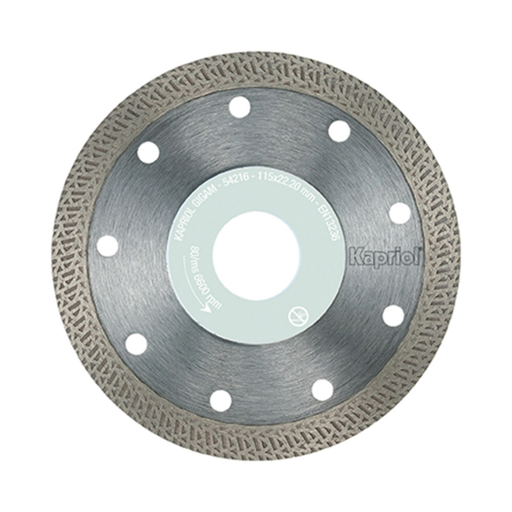 DISCO DIAMANTATO KLINKER GRES PORCELLANATO CERAMICA MARMO Ø115cm KAPRIOL