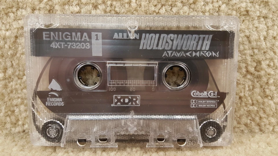 Vintage 1986 Cassette Tape Allan Holdsworth Atavachron Enigma Records — 第 2/4 张图片