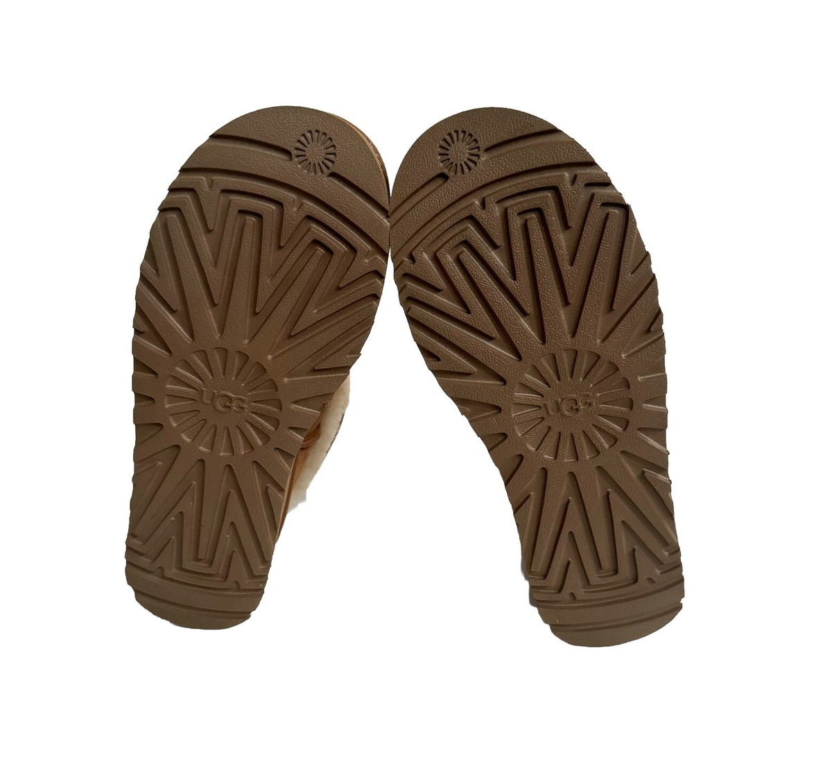 UGG CLASSIC ULTRA MINI BELTED ROLLER PLATFORM CHESTNUT BOOT