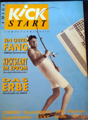 Kickstart - Amiga Magazin Nr. 7-88 Juli 1988 - Zeitschrift Heft Retro Commodore