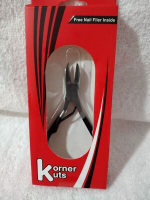 Nail Clippers/ Men & Women/ Free Nail File/ Great for Diabetic/ KORNER KUTS