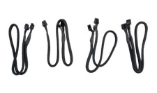 8-Pin PSU PCIe VGA Cables, 8-Pin 6-Pin  2-Pin , Black, 4 Pack