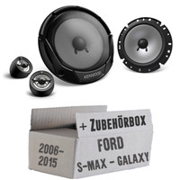 Ford S-Max/Galaxy Kenwood 16Cm 2-Wege Boxen Lautsprecher Auto KFZ PKW Einbauset