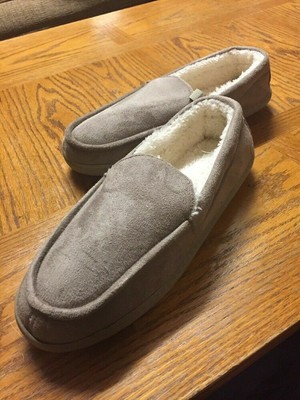 black series memory foam slippers