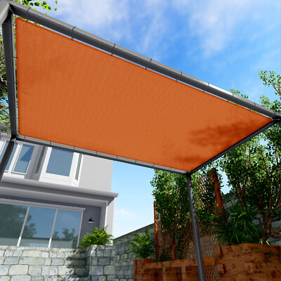 12FT Outdoor Straight Edge Sun Shade Sail Breathable UV Blocker Patio Pool Cover