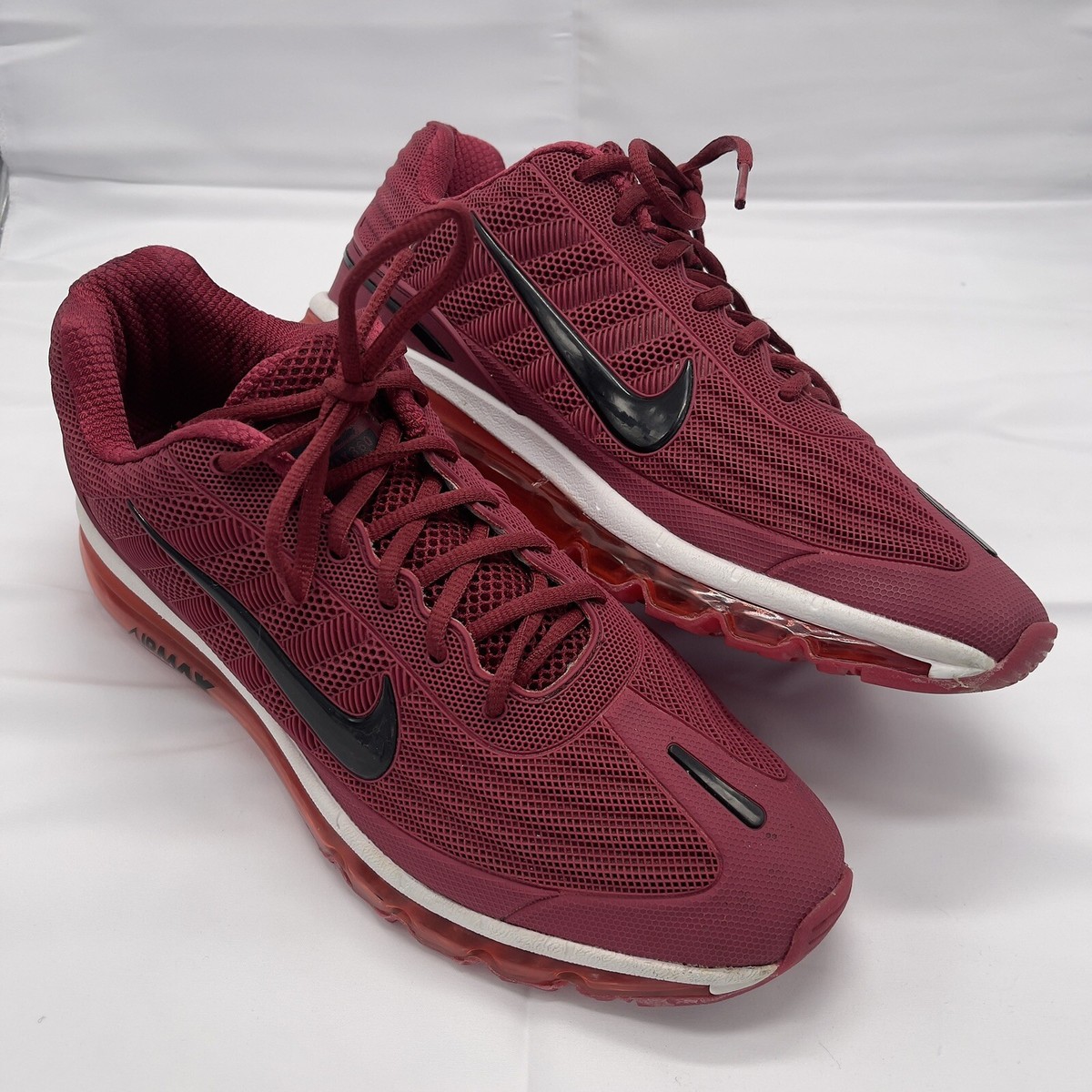 Nike Air Max 360 Wine Red Black 310908-301 Men Size 11 Nike Air Max 360 Wine Red Black 310908-301 Men Size 11
