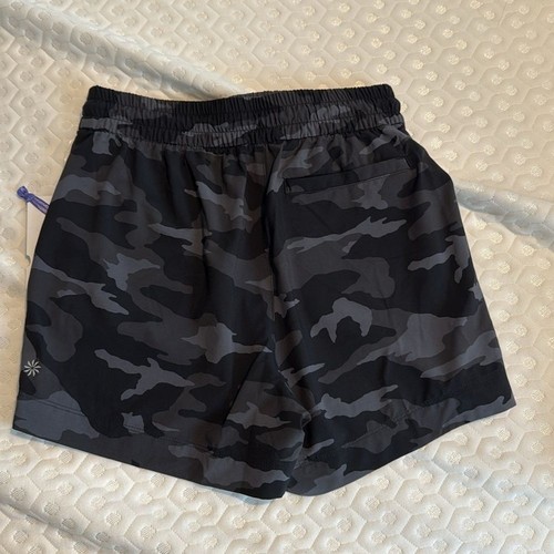 Athleta Girl Play More Shorts Camo Drawstring 3" XL NEW - Picture 7 of 12