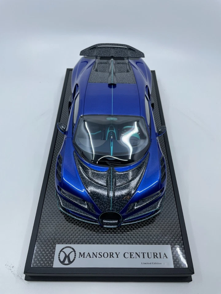 Bugatti Chiron Mansory Centuria (Sapphire Blue) [Timothy & Pierre] 1:18 scale - Image 4 of 4