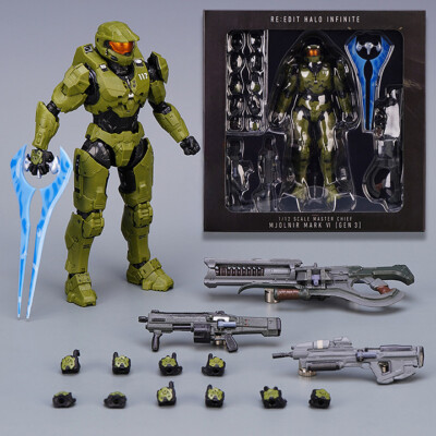 Halo Infinite Master Chief Action Figur Desktop Modell Statue PVC Spielzeug Gift