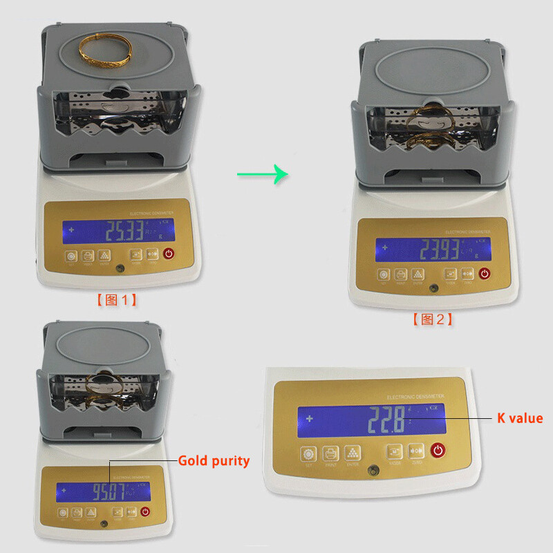 Precious Metal Purity Gold Karat Tester Digital Electronic Gold