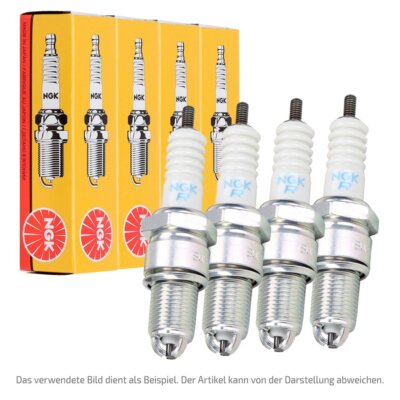 4x NGK 7264 BUR5ET-10 Zündkerze für VW GOLF 2 JETTA 2 PASSAT B2 SCIROCCO 1.6