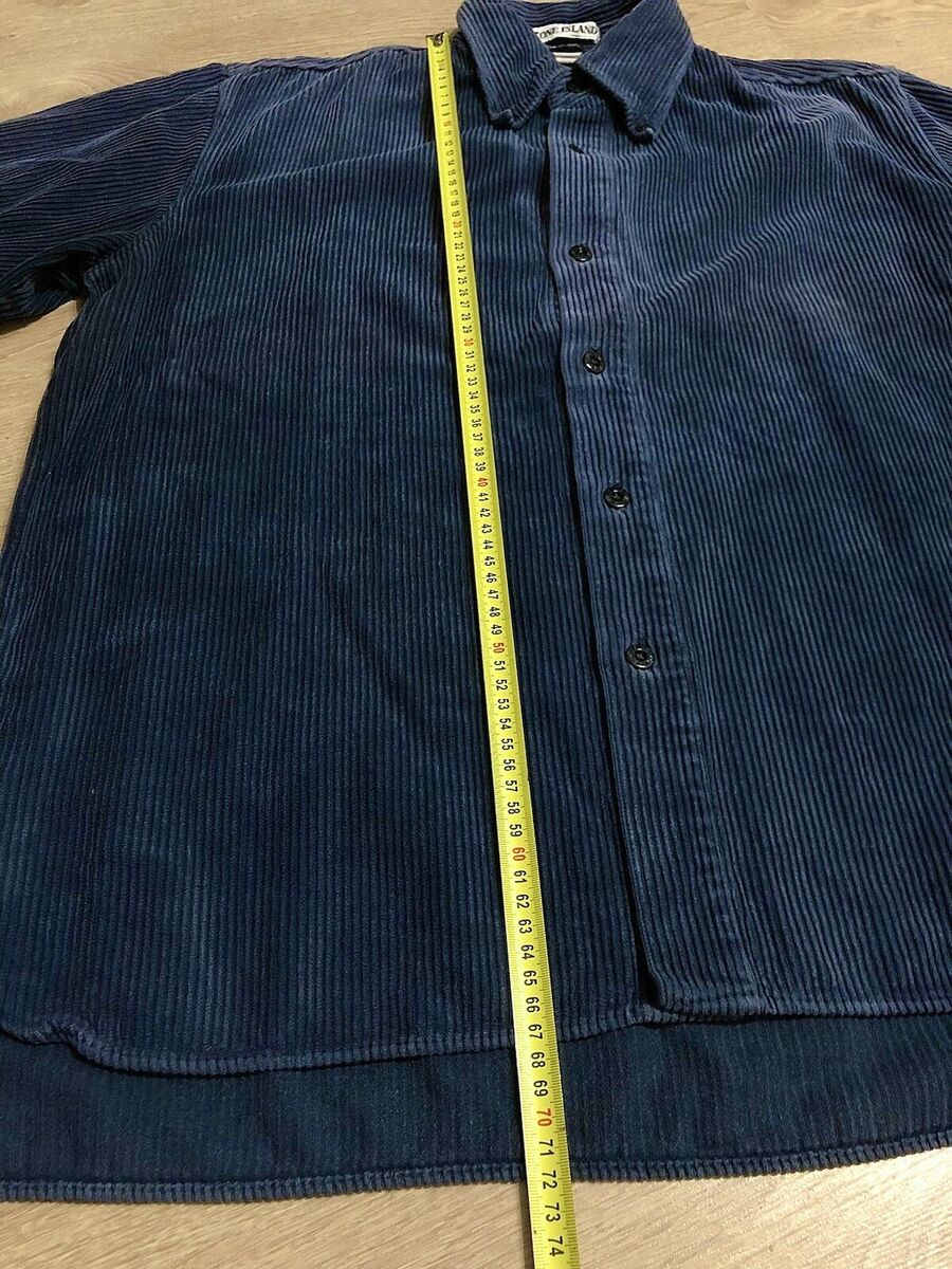 Stone Island Vintage A/W 1995 Jumbo Corduroy Over-shirt size Stone Island Vintage A/W 1995 Jumbo Corduroy Over-shirt size