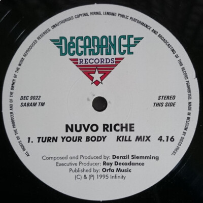 Nuvo Riche - Turn Your Body / VG+ / 12''''