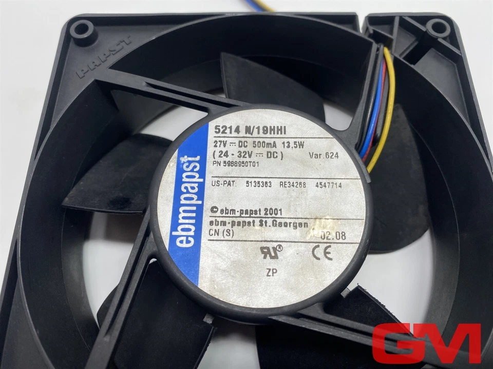 EBM Papst Server-Lüfter 5214 N/19HHI server fan 27V DC 500mA Var. 624 5988950T01 - Image 2 of 4