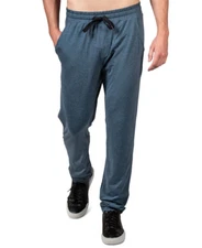 Natori Men's Enso Drawstring Sweatpants Polyester Heather Stargazer - L